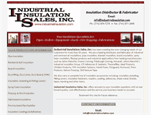 Tablet Screenshot of industrialinsulation.com